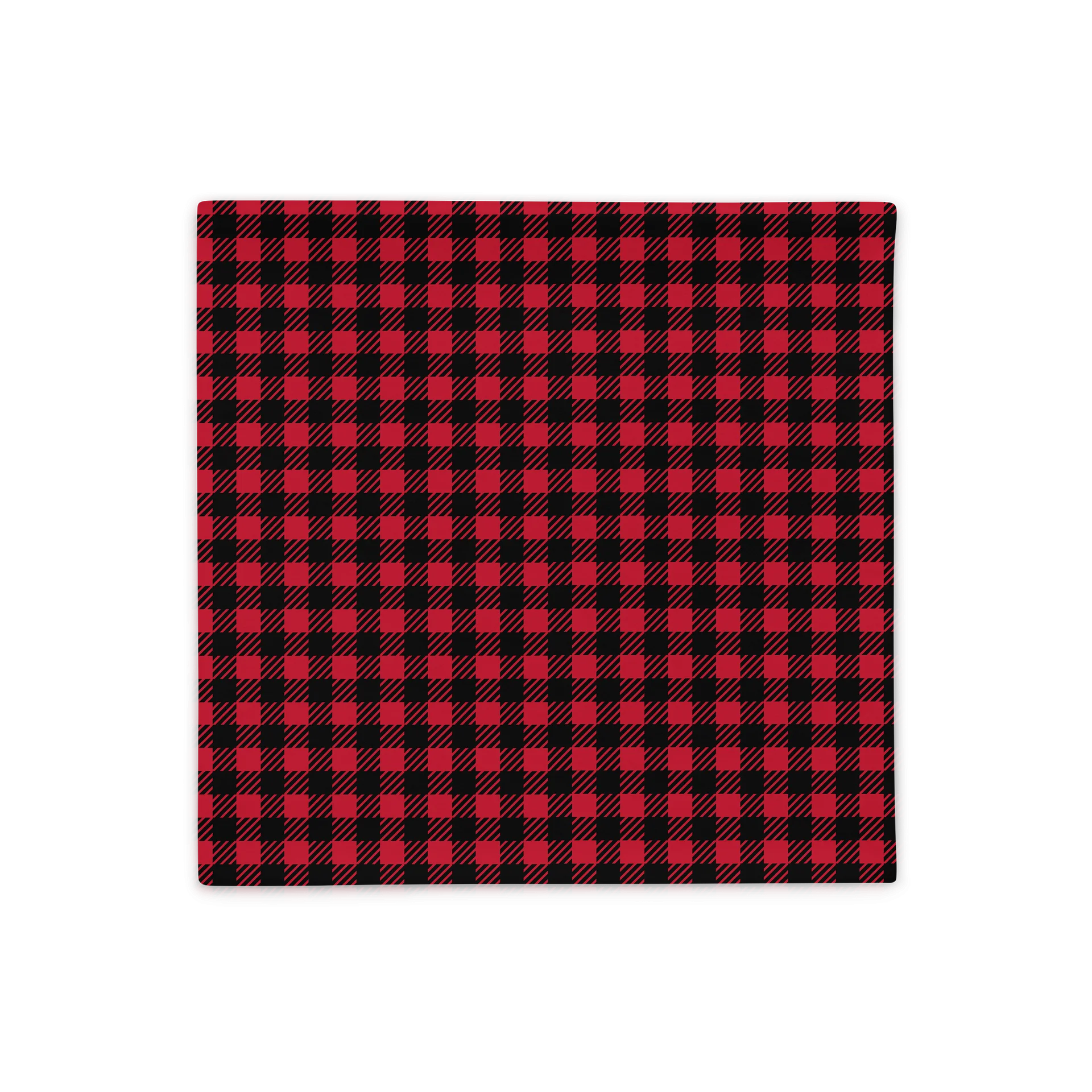 Red & Black Plaid Pillow Case product image (3)