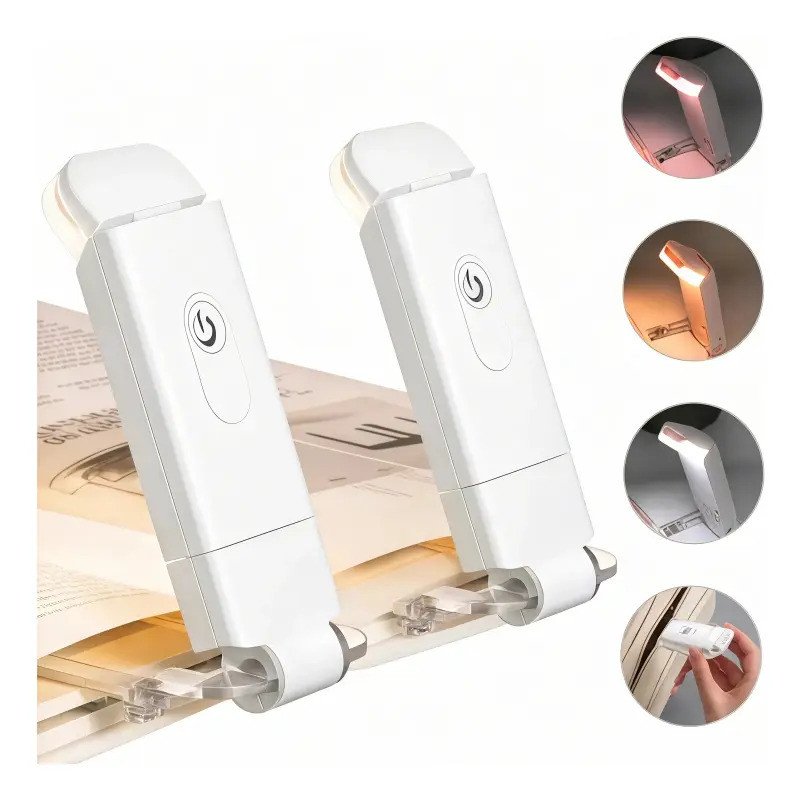 Luz De Libro Usb Recargable Brillo Ajustable Para Protección product image (9)