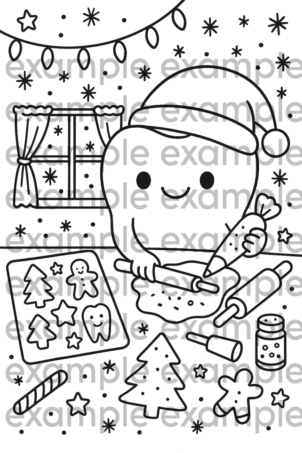 Very Merry Brushmas Coloring Pages product image (6)