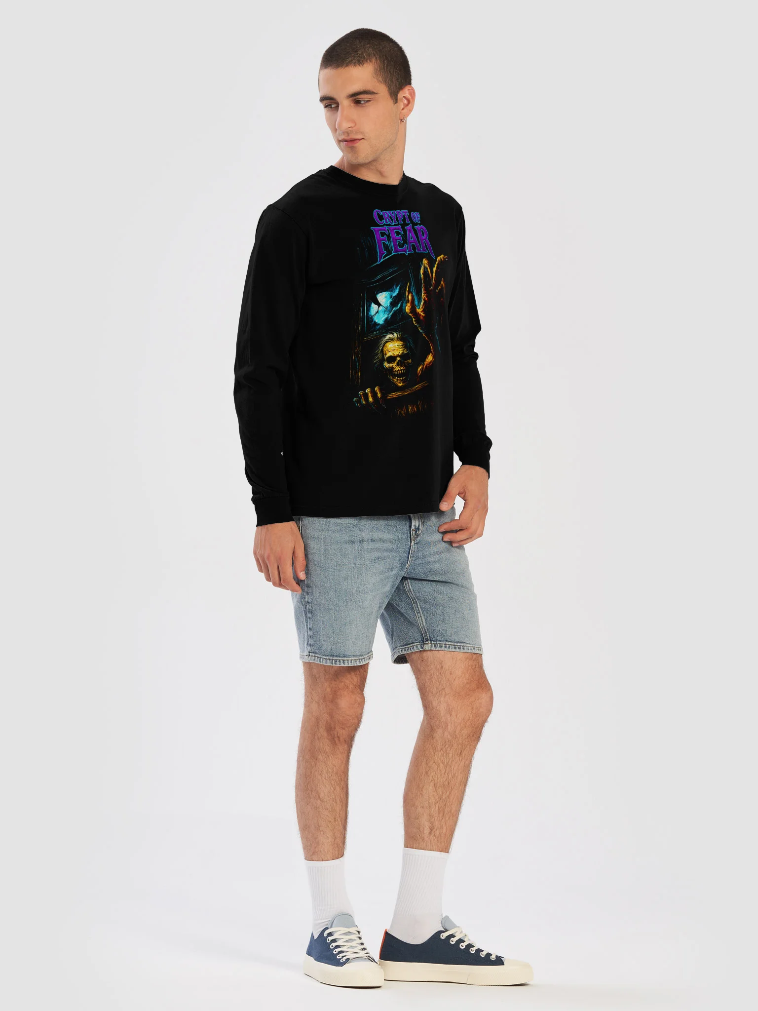 CRYPT OF FEAR Horror Long Sleeve Shirt product image (7)