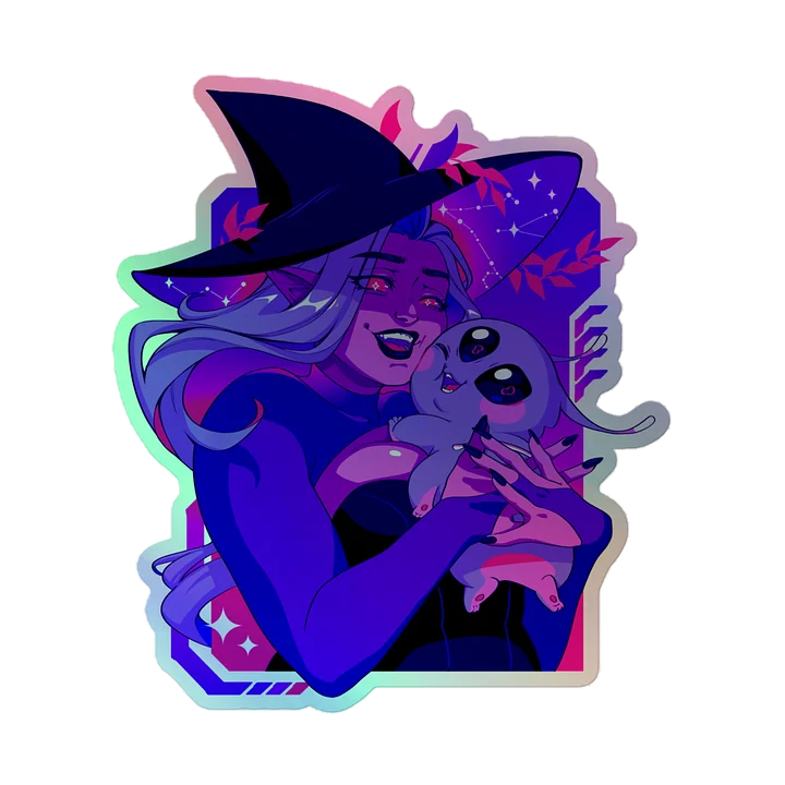 Cyber Stim Holographic Sticker product image (1)