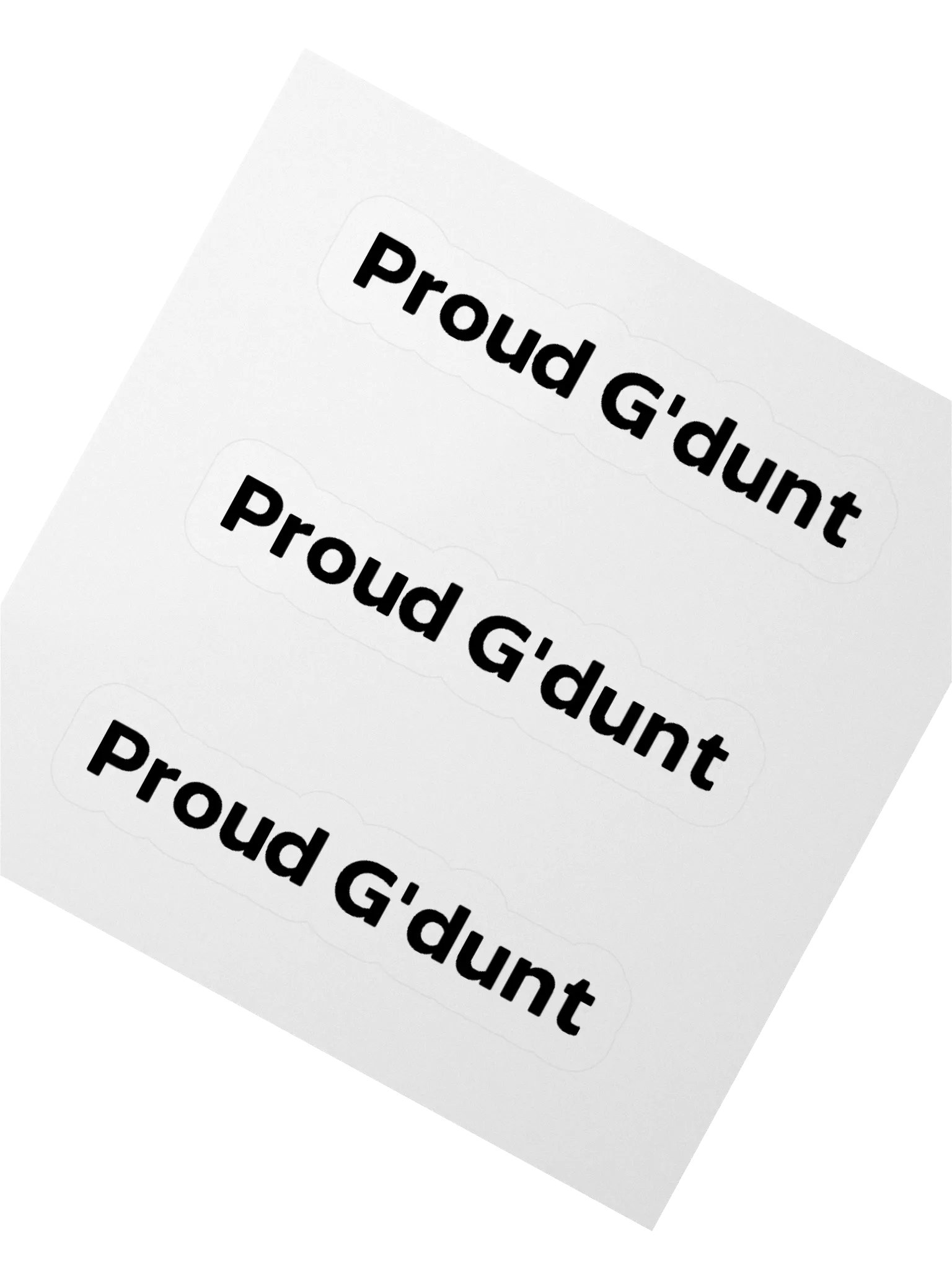 Pround G'dunt Stickers product image (5)