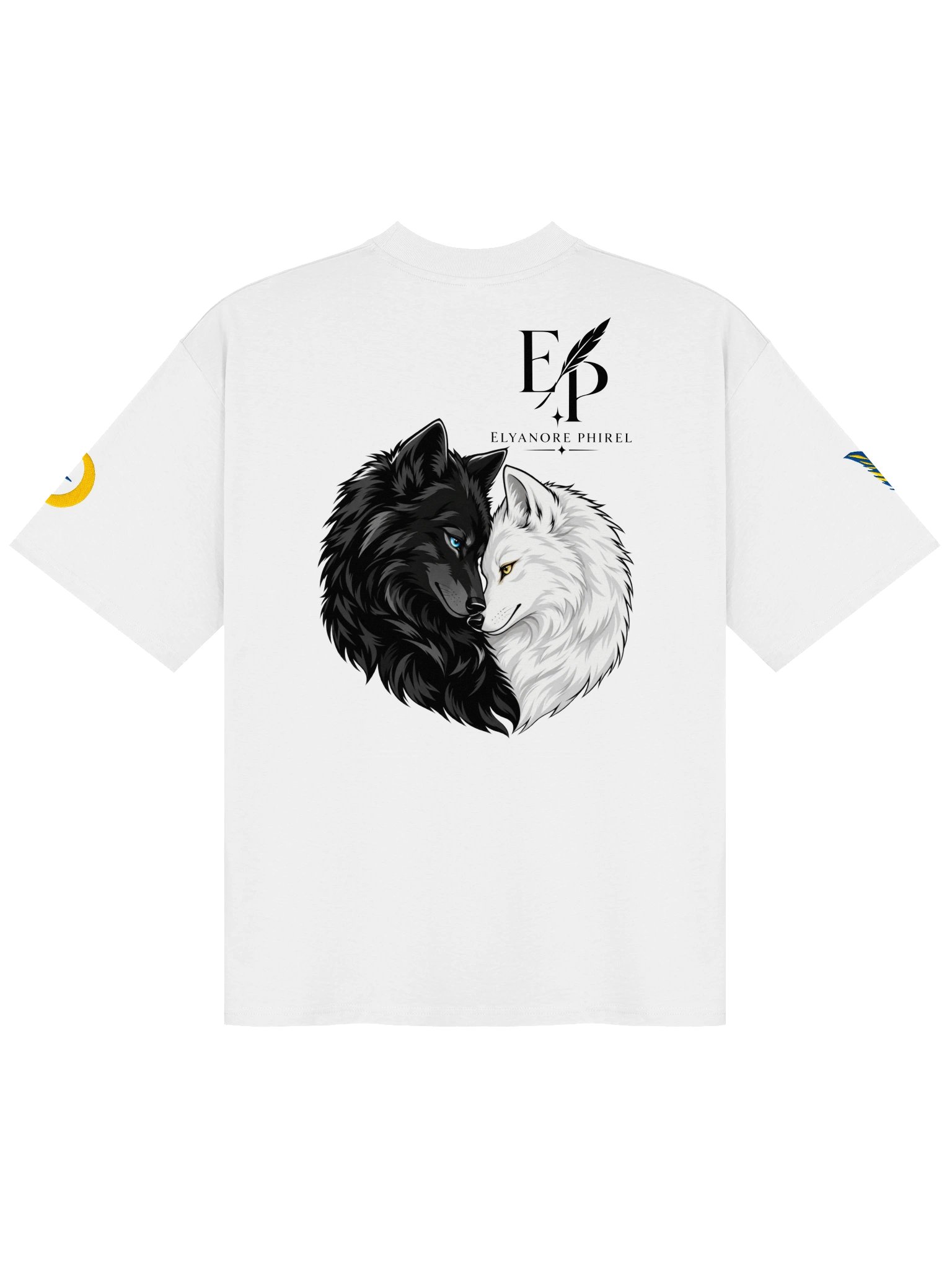 Tshirt Premium 100% coton - Elyanore Phirel manche et buste brodé product image (6)