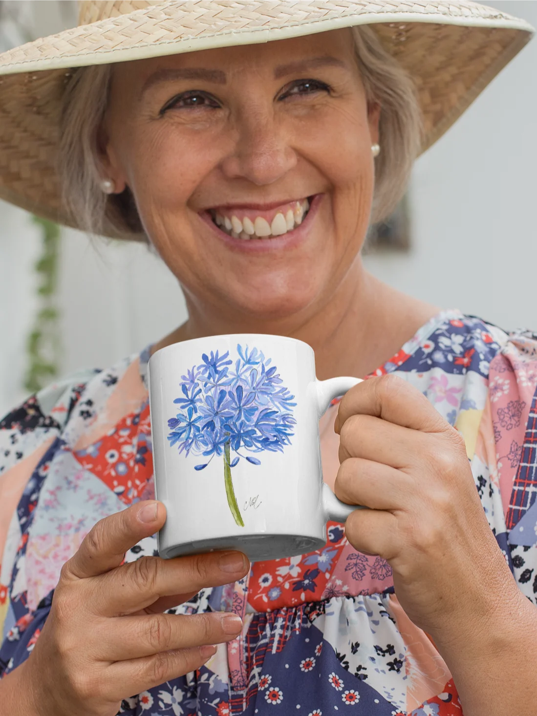 Blue Agapanthus Mug product image (21)