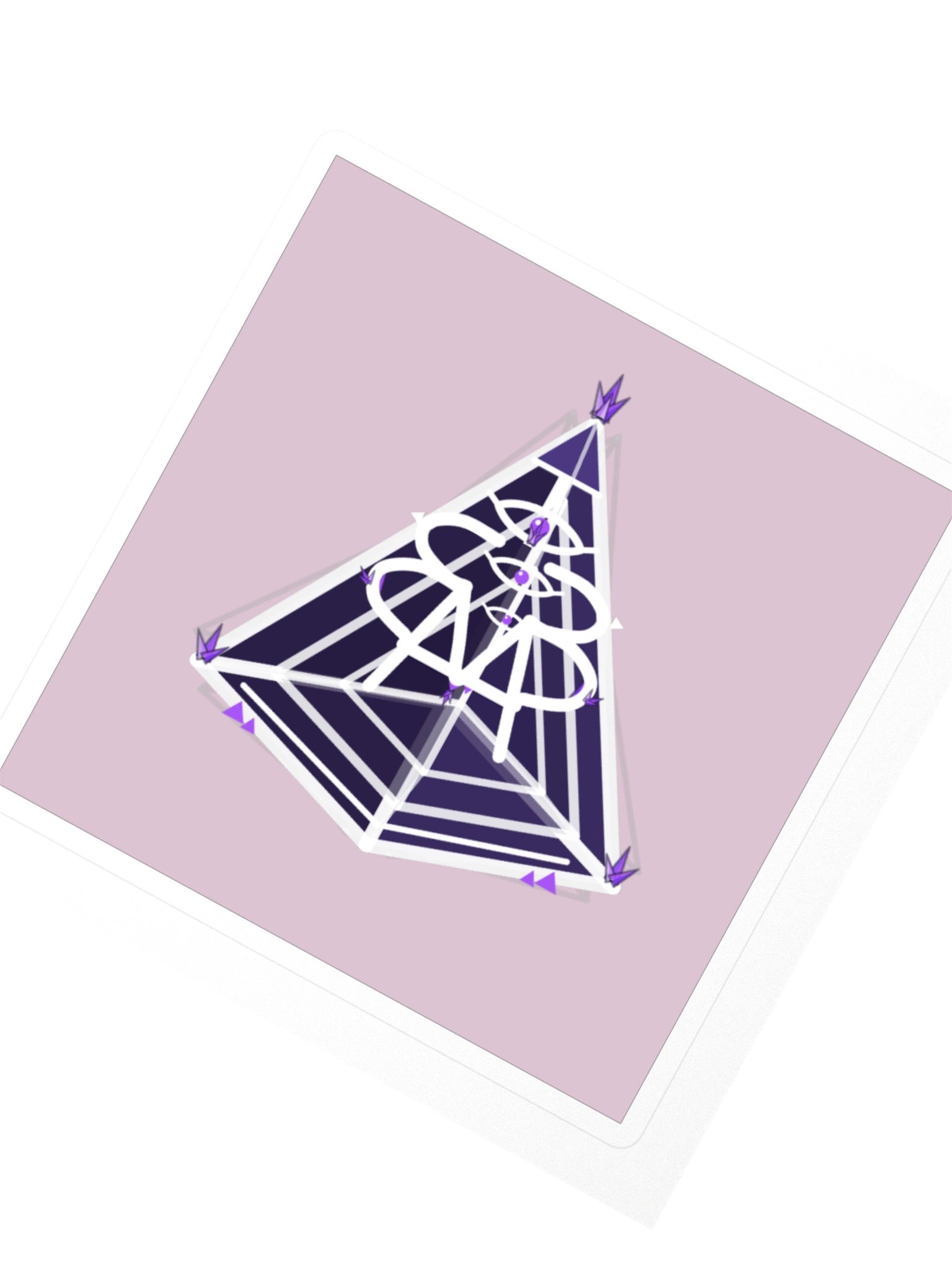AMP-33 7D Pyramid — Block Sticker product image (2)