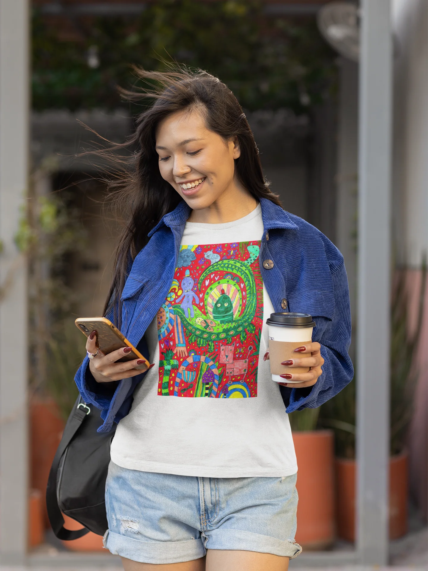 Abstract Doodles Imagination Tee product image (10)
