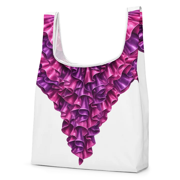 Ruffled Triangle All-Over Print Bag product image (2)