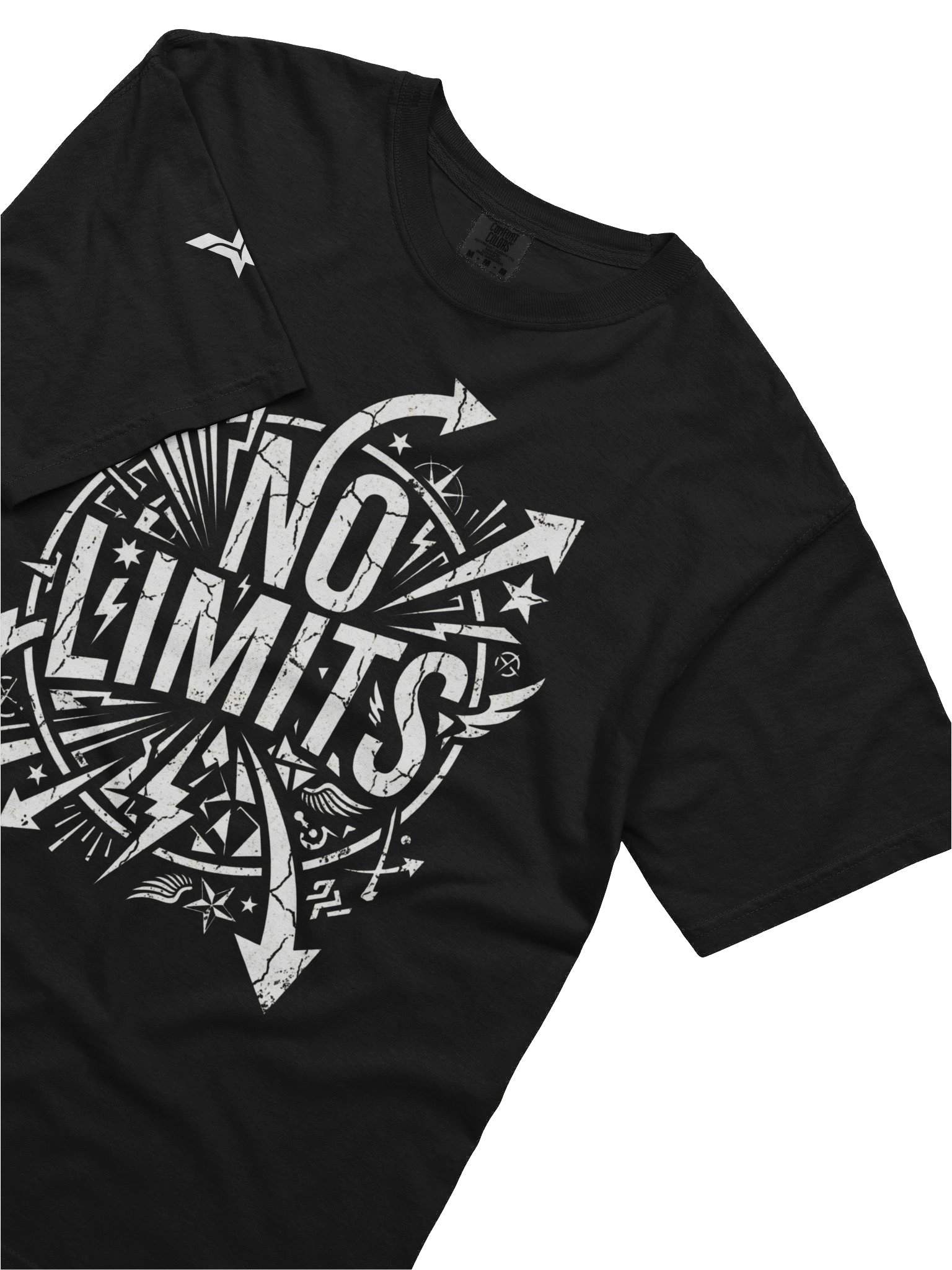 No Limits — Explosive Arrow Typography Tee product image (5)