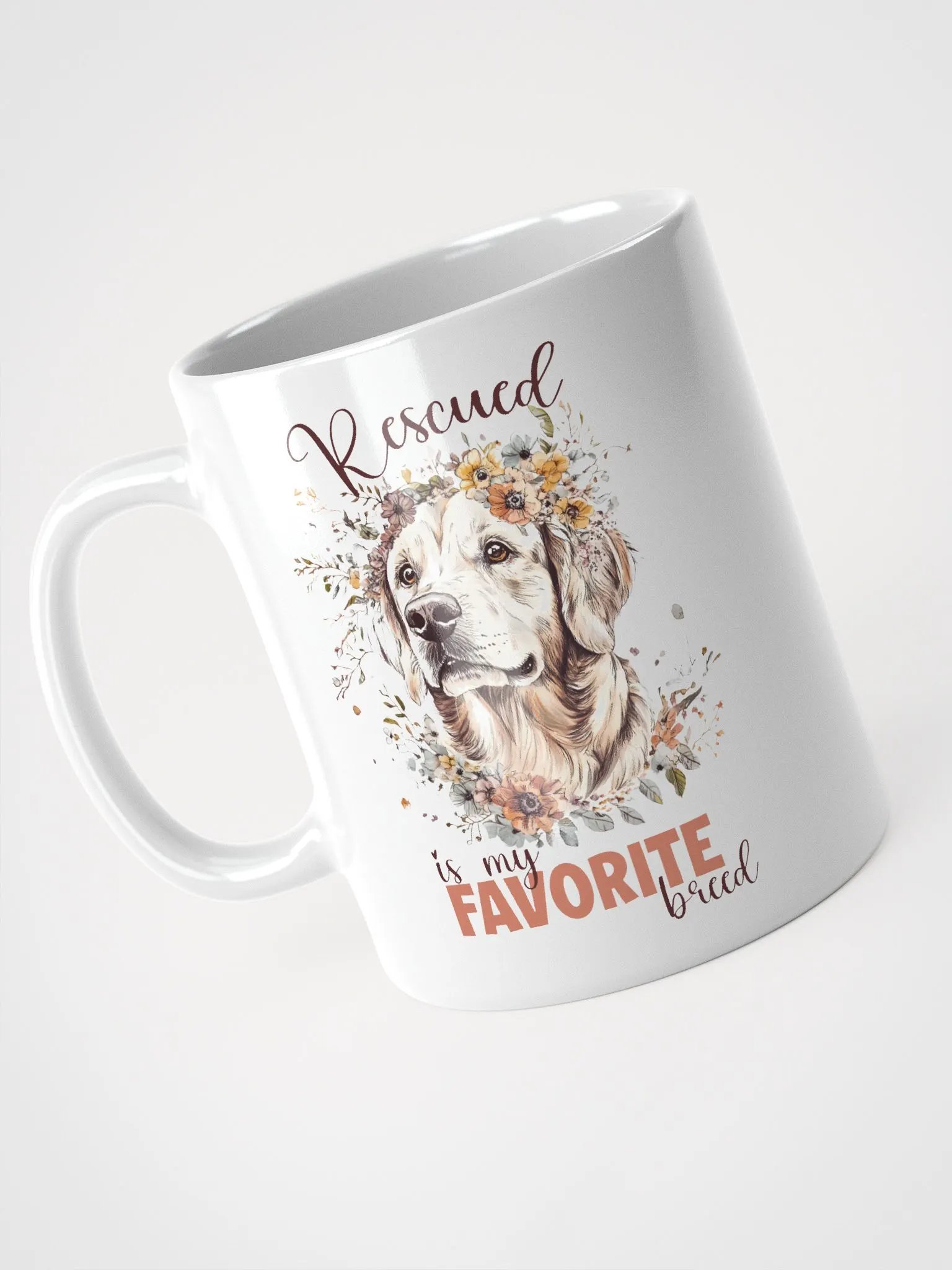 Rescued Is My Favorite Breed Duo Mug product image (2)