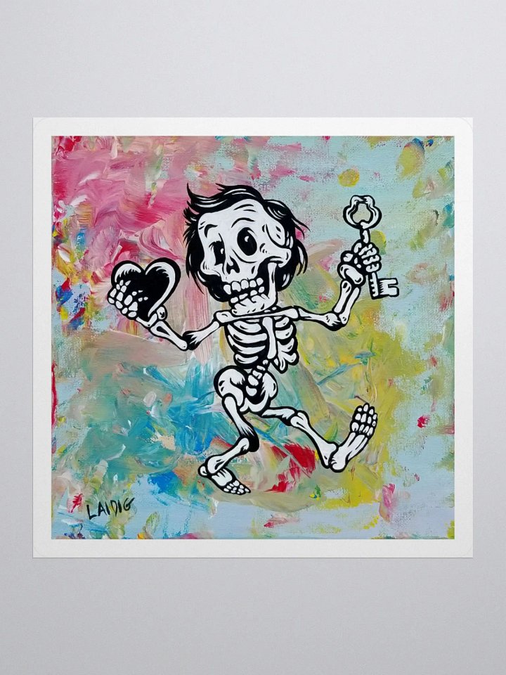 Got your heart Mr. Bone Daddy vinyl sticker product image (3)