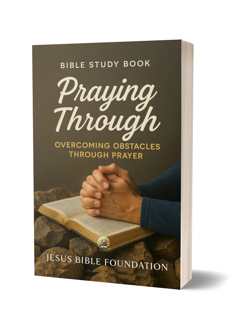 Bible study book Praying Through: Overcoming Obstacles through Prayer product image (1)