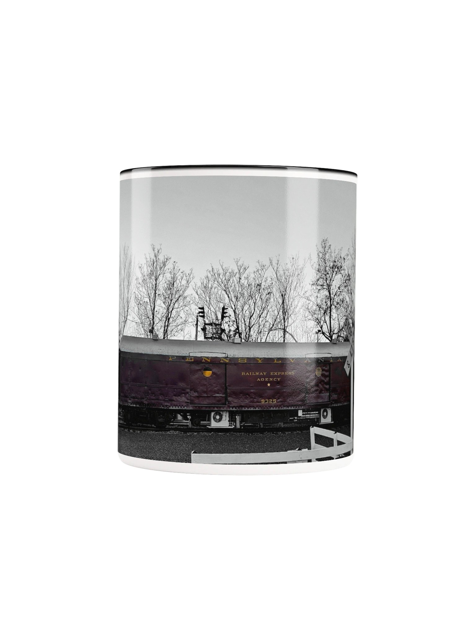 Trains 2-tone Ceramic Mug product image (18)