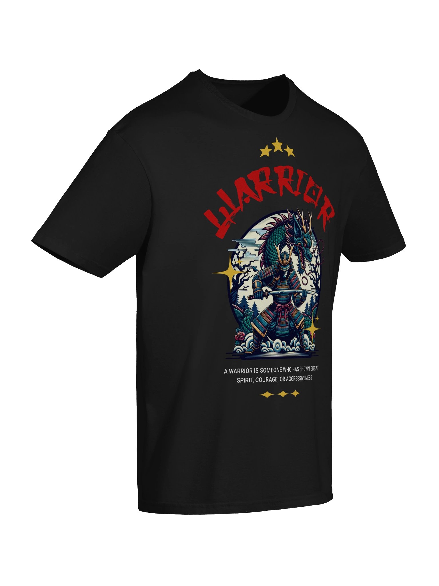 Warrior Dragon Spirit Samurai T-Shirt - Gildan Softstyle product image (7)