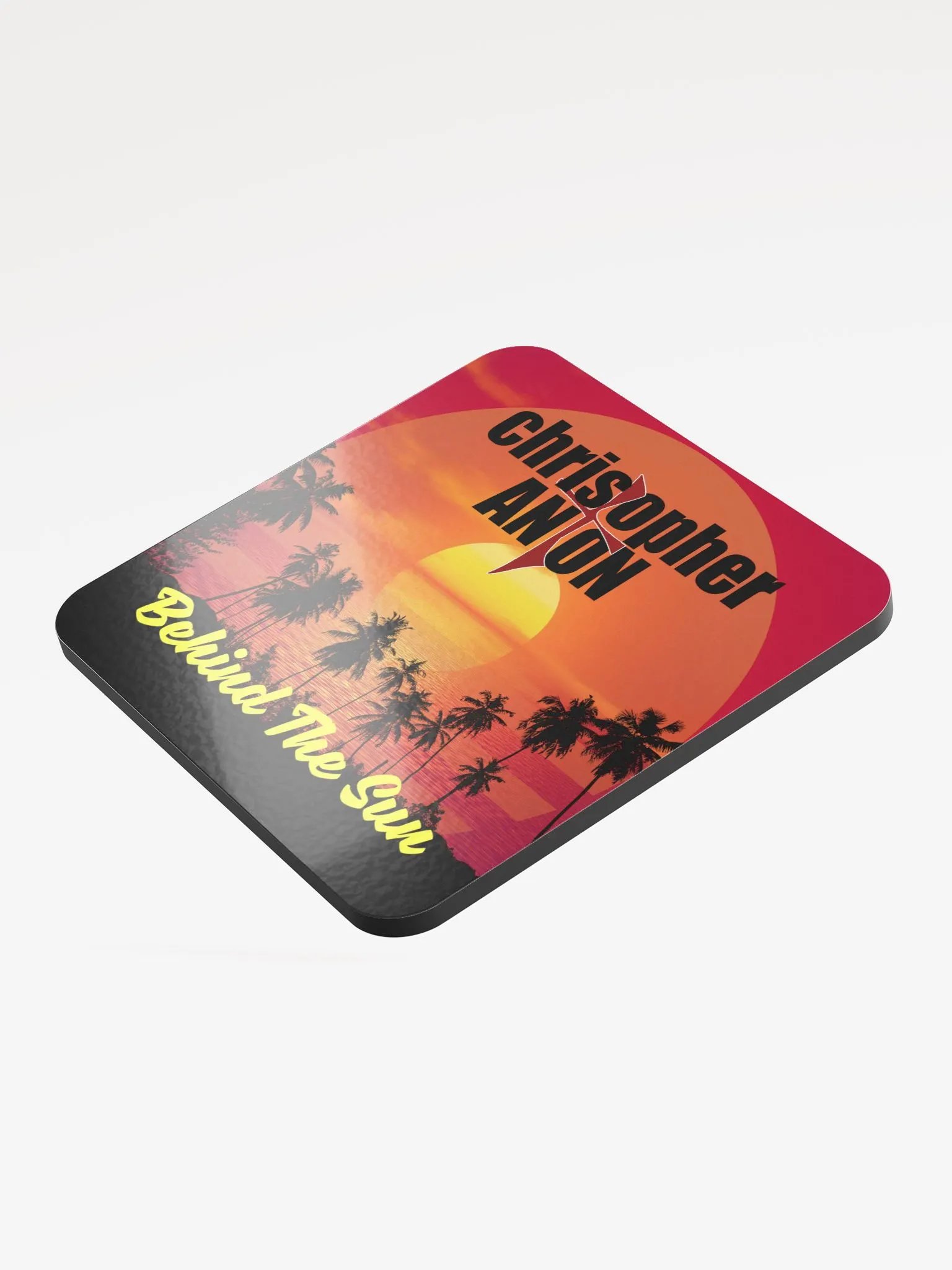 Behind The Sun - Glossed Cork Coaster product image (3)