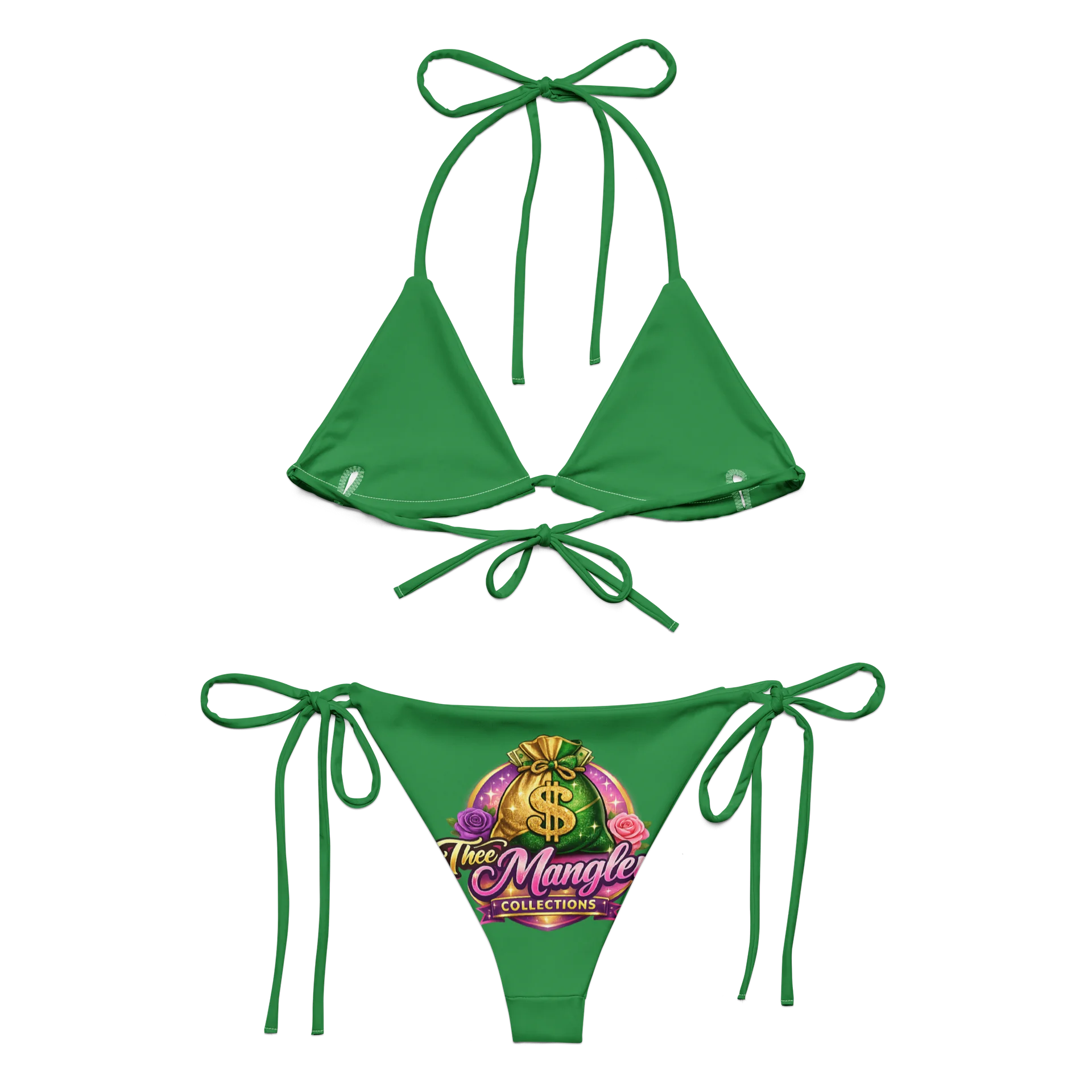 Thee Mangler Collections Bikini Set green product image (2)