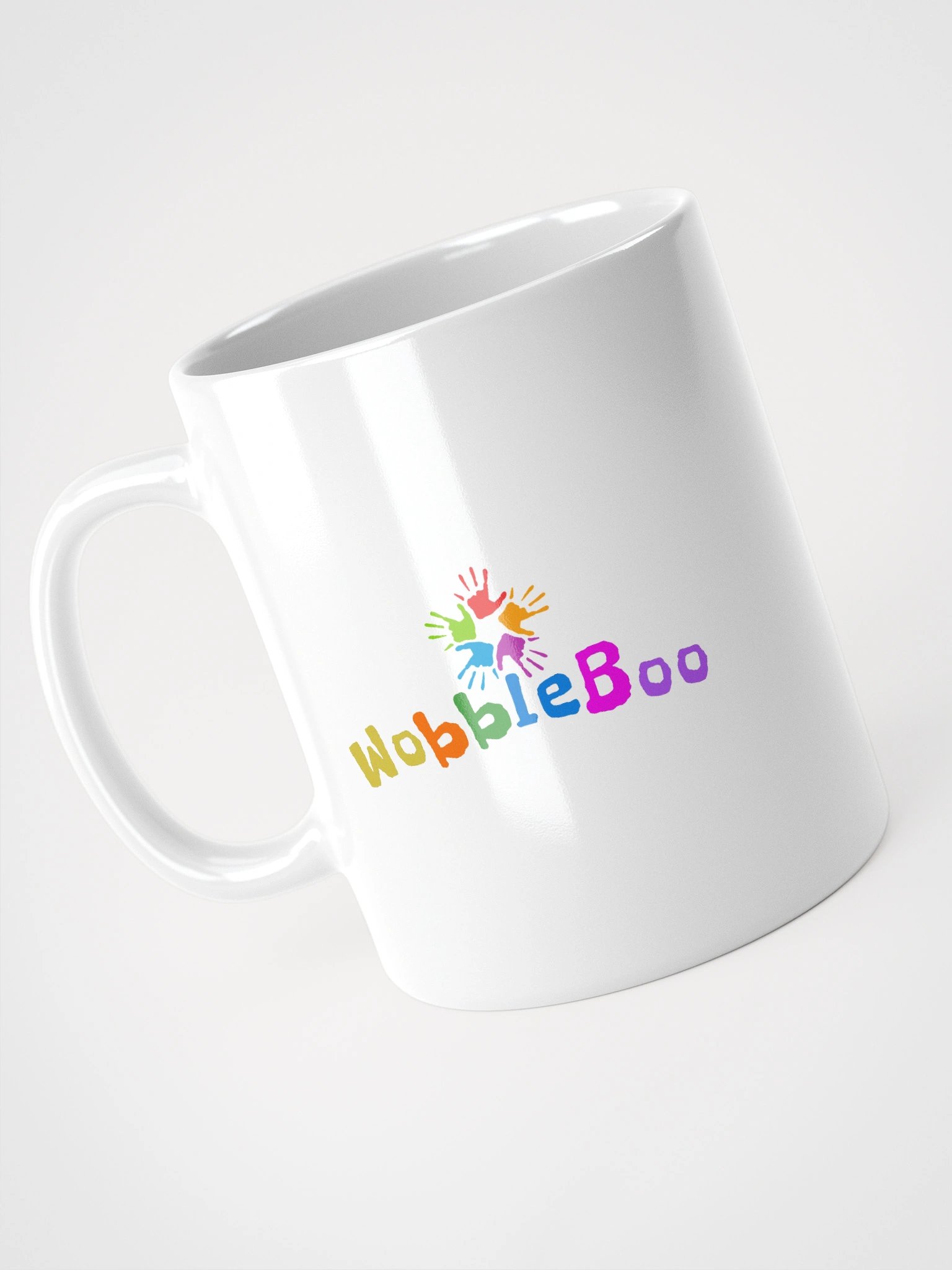 WobbleBoo Hope White Glossy Mug product image (3)