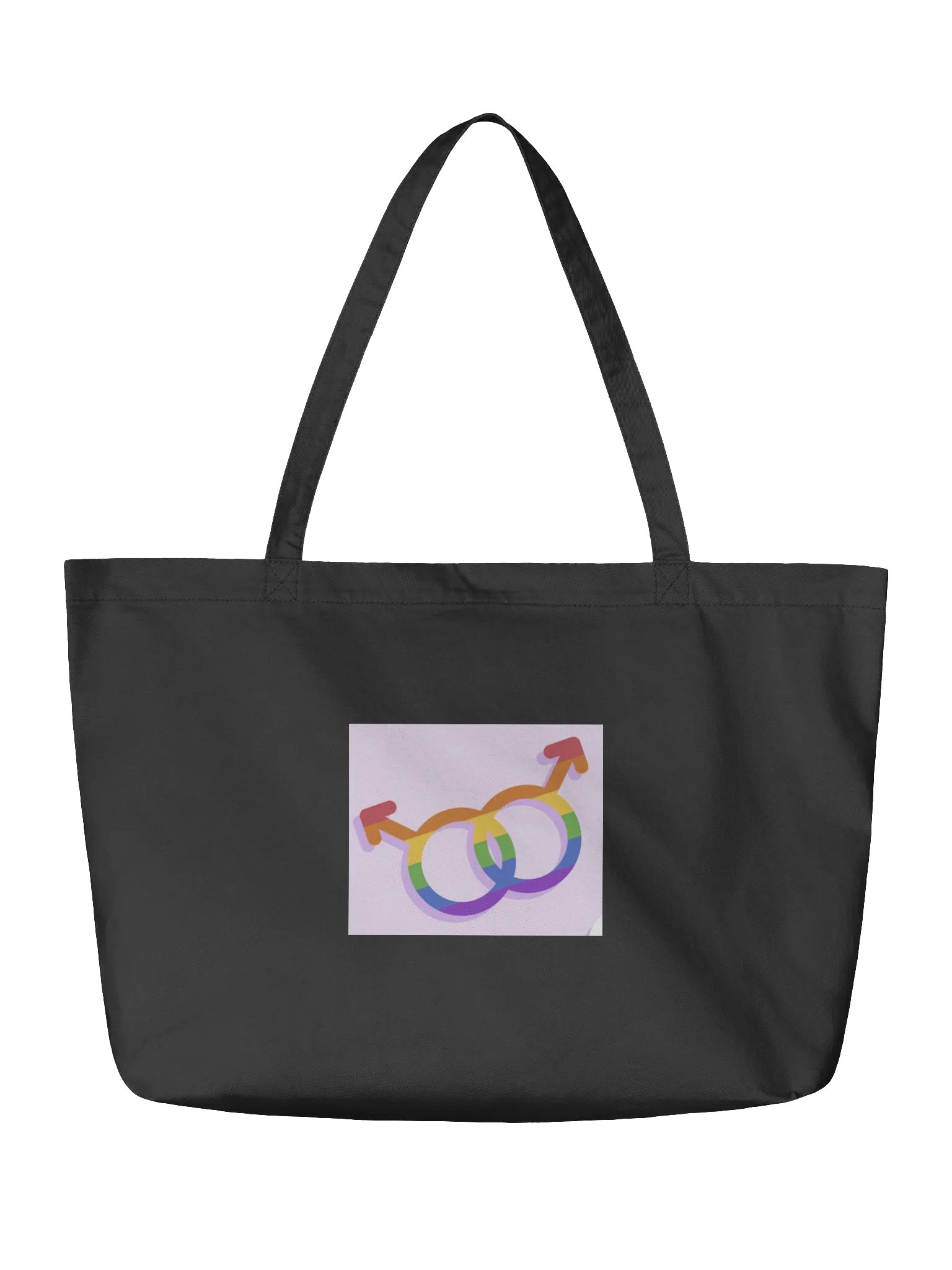 Gay Pride Flag Organic Coach Tote product image (2)
