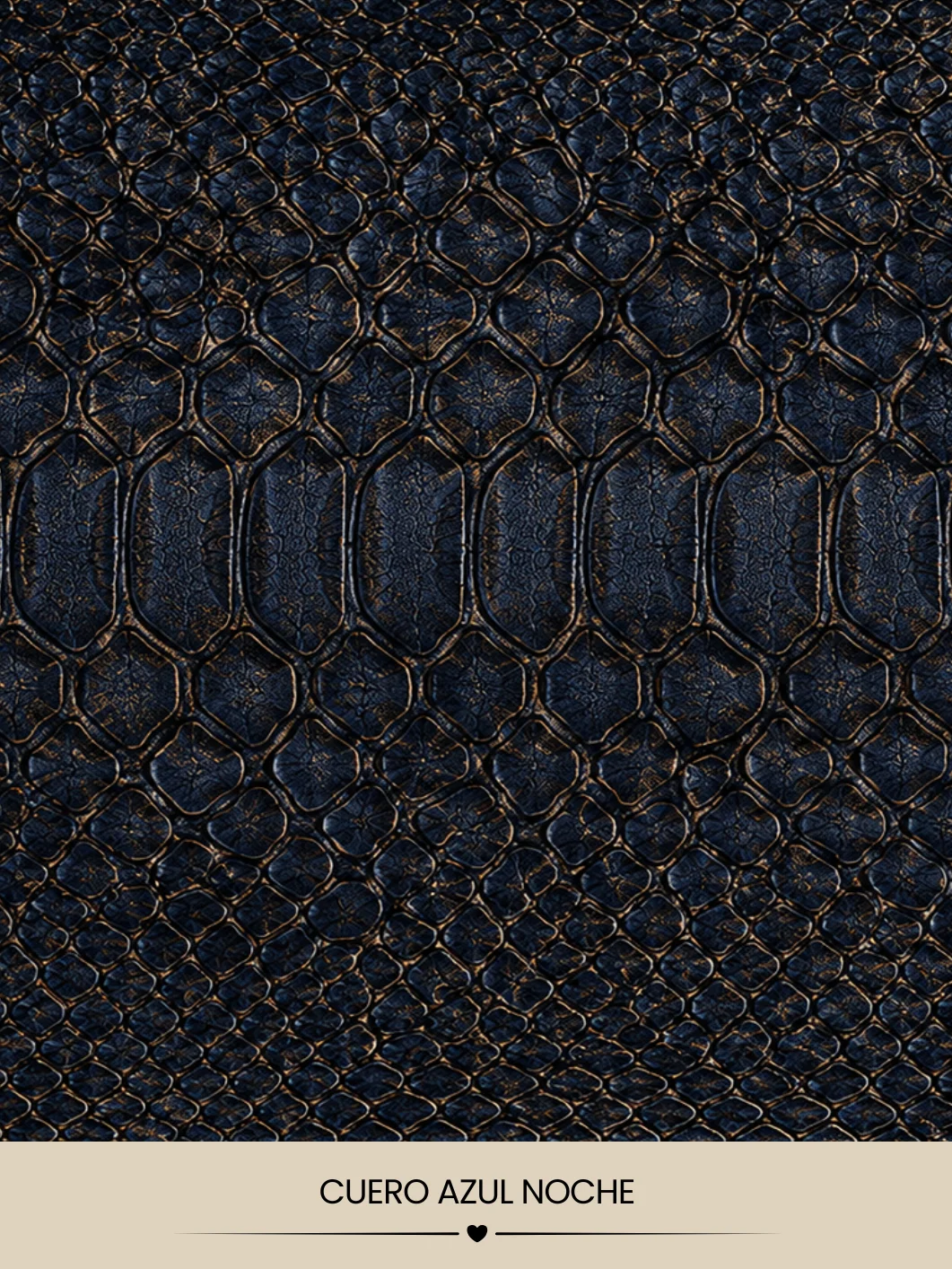 CUERO VÍBORA AZUL NOCHE product image (1)
