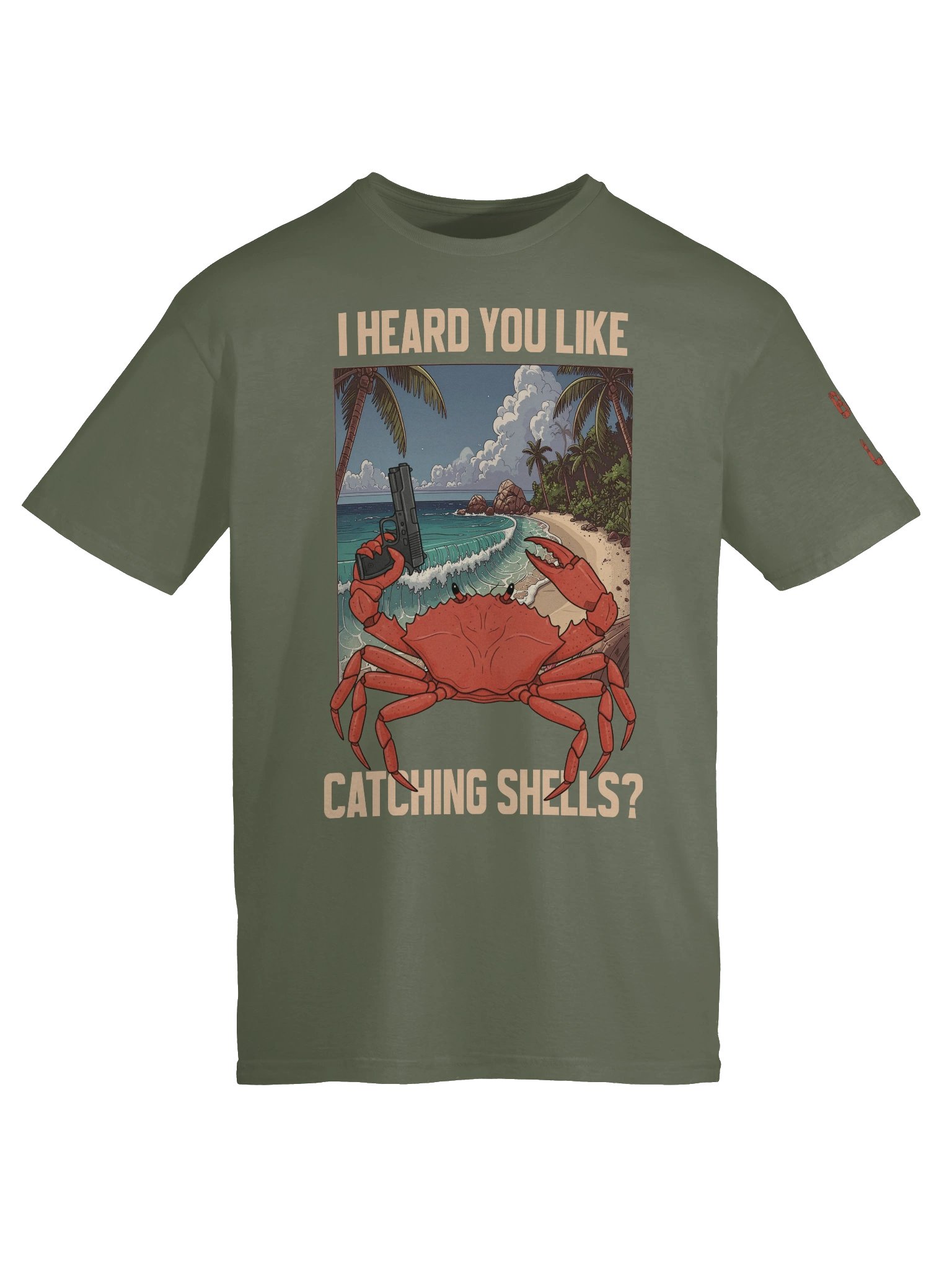 BadxLad - Crab Fights Back T-Shirt 100% Ring-spun cotton product image (9)