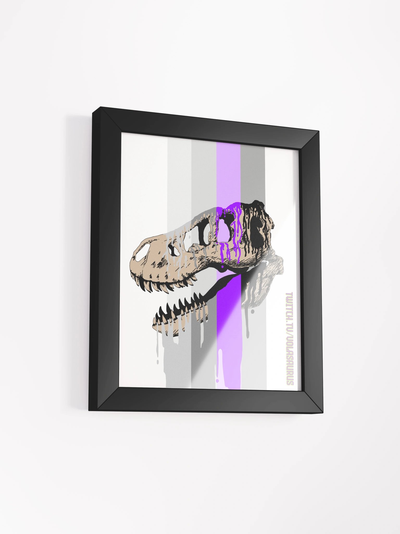 Demisexual Pride Skull Poster! product image (7)