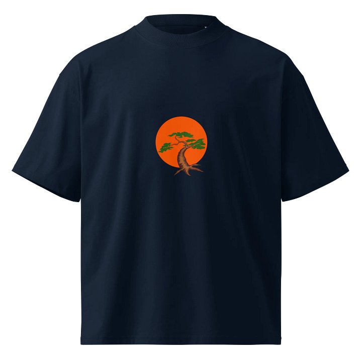 Stylized Organic Tree Oversized T-Shirt product image (1)