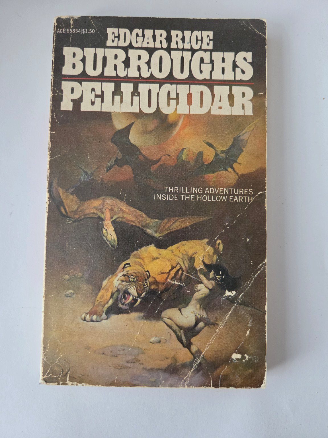 Vintage Edgar Rice Burroughs Pellucidar – Ace Books Paperback – Hollow Earth Fantasy product image (1)