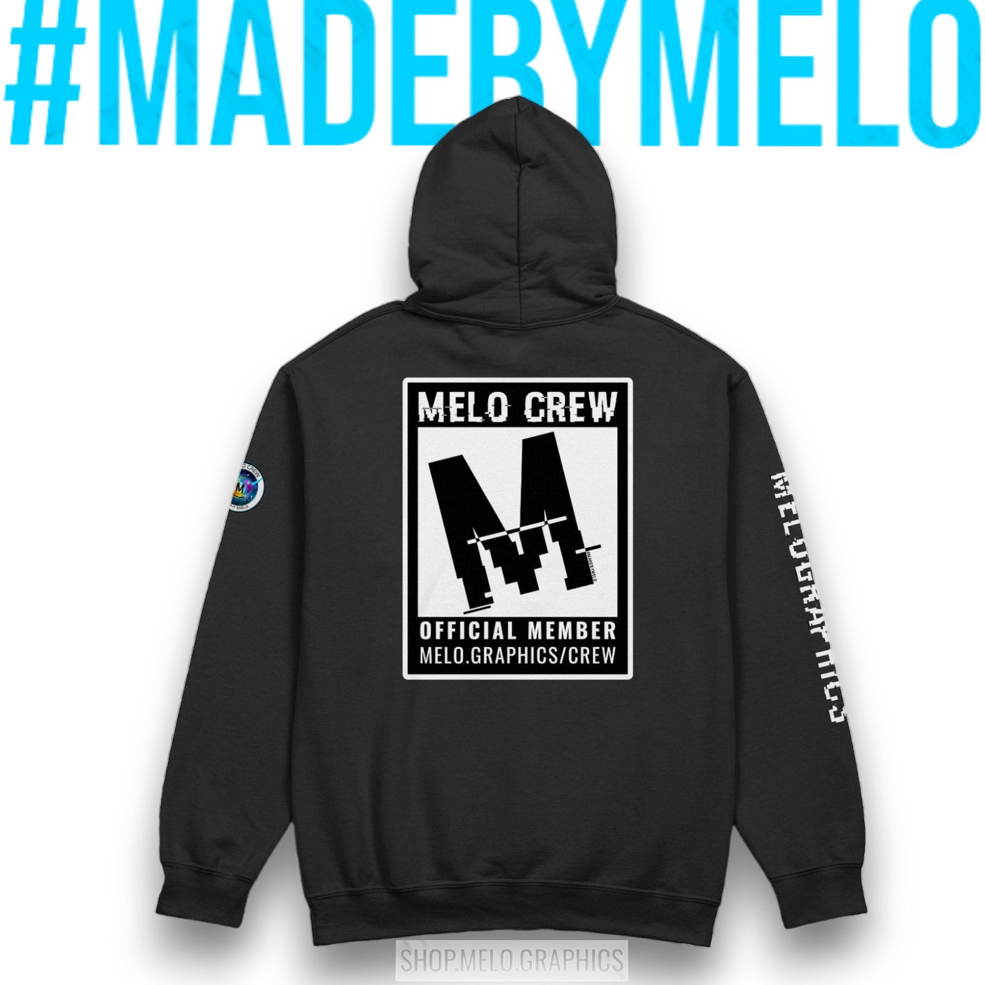 #MeloCrew Vibes: Duotone - Premium Hoodie | #MadeByMELO product image (5)