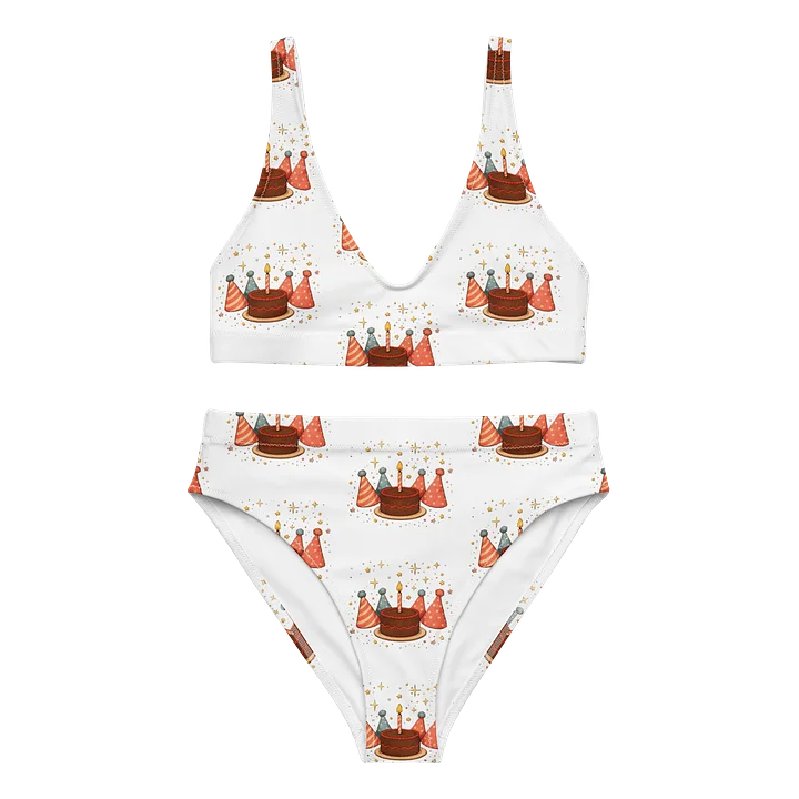 cat brigade birthday High-Waisted Bikini product image (1)