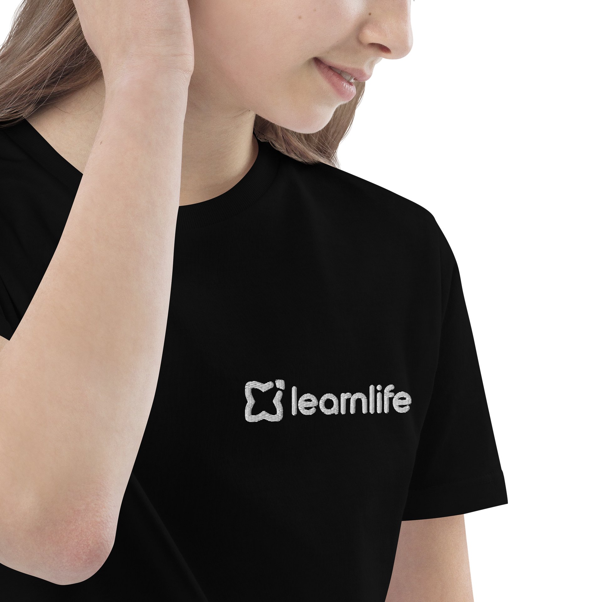 Kids Tee - Organic Embroidered - White Logo product image (5)