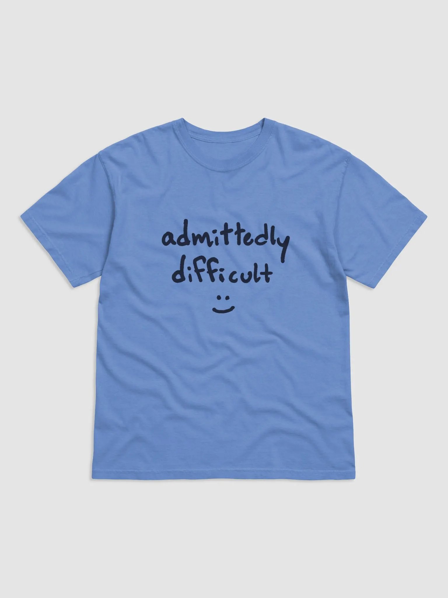 admittedly difficult (#141728) garment-dyed tee product image (1)