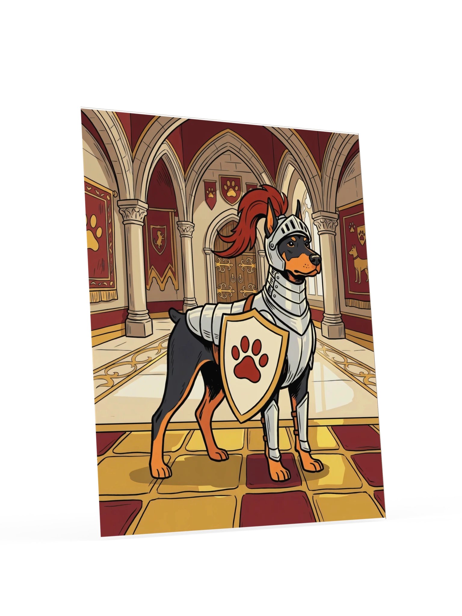 Knight Doberman Poster product image (18)