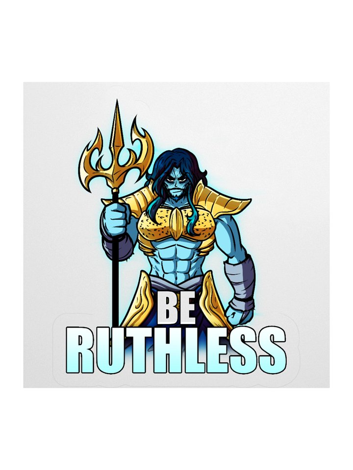 Poseidon - Be Ruthless Stickers product image (1)