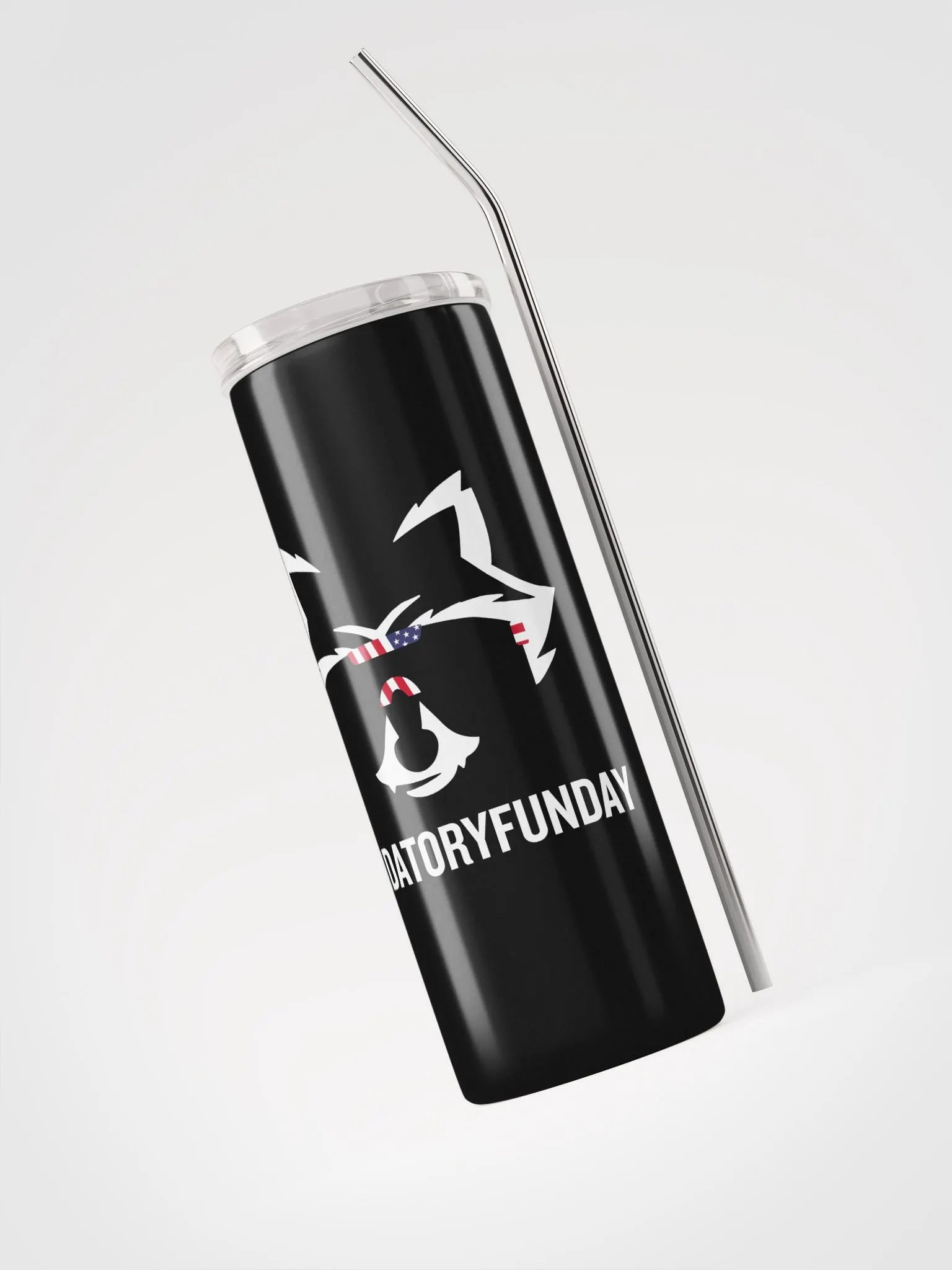 MandatoryFunDay Tumbler White Lettering product image (3)