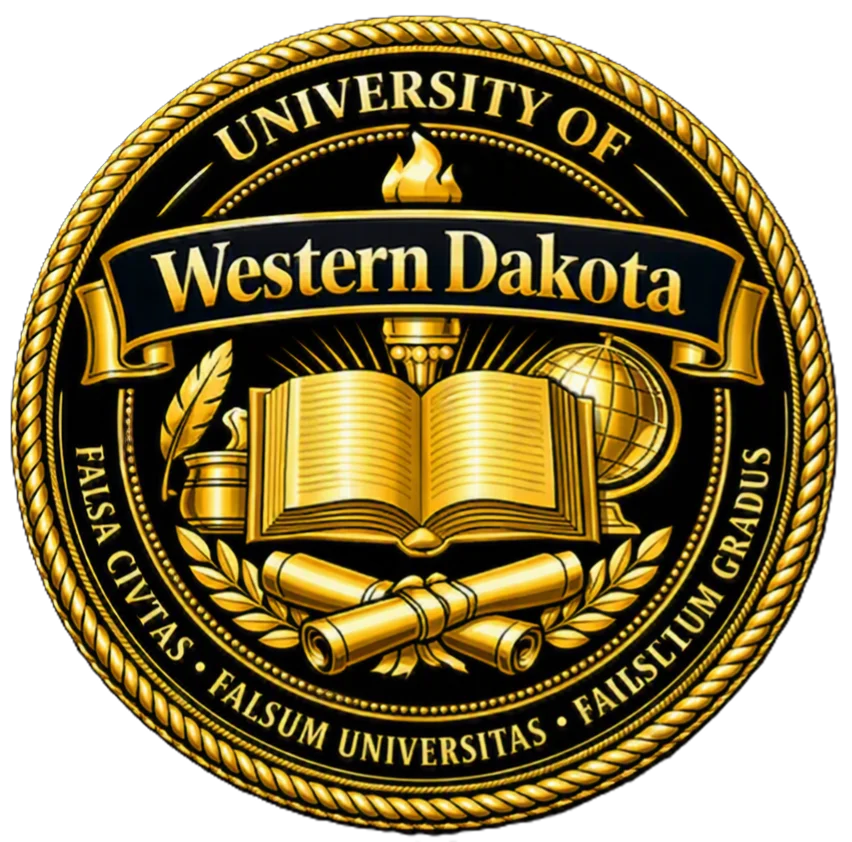 University of Western Dakota degree parchment product image (3)