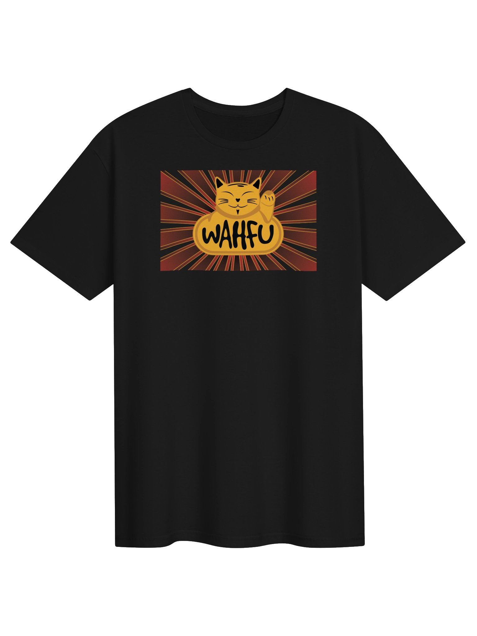 Unisex WAHFU Lucky Cat Sunburst t-shirt product image (1)
