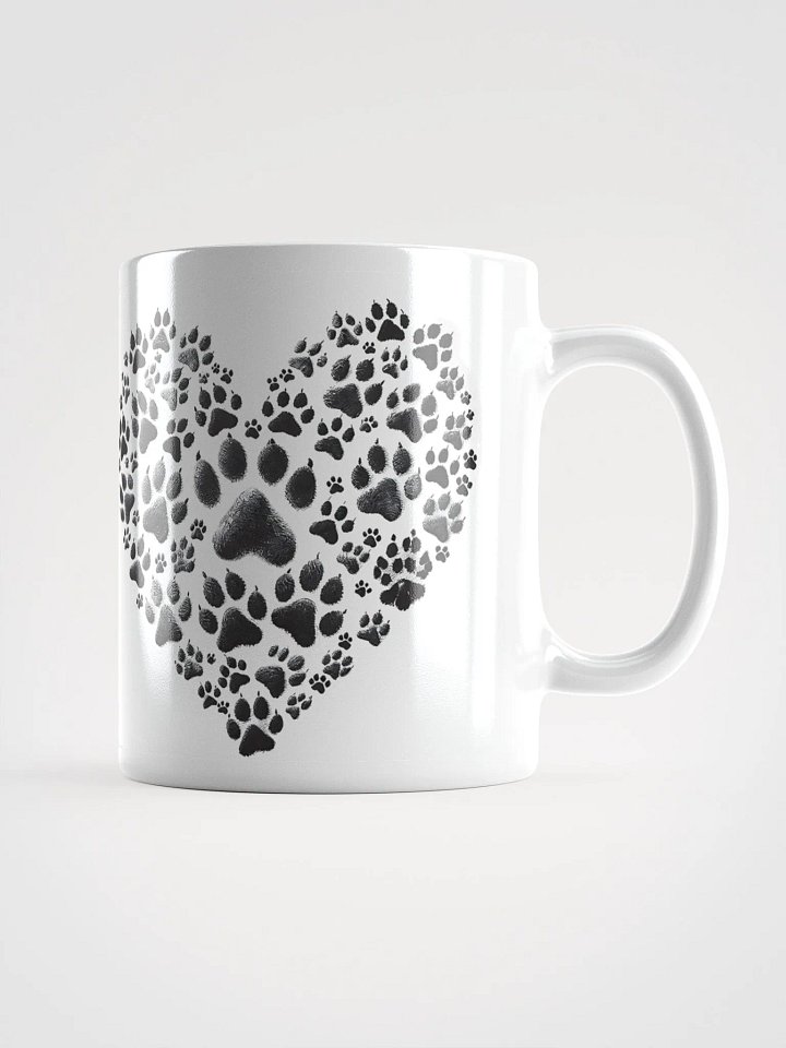 Paws of Love White Glossy Mug product image (1)