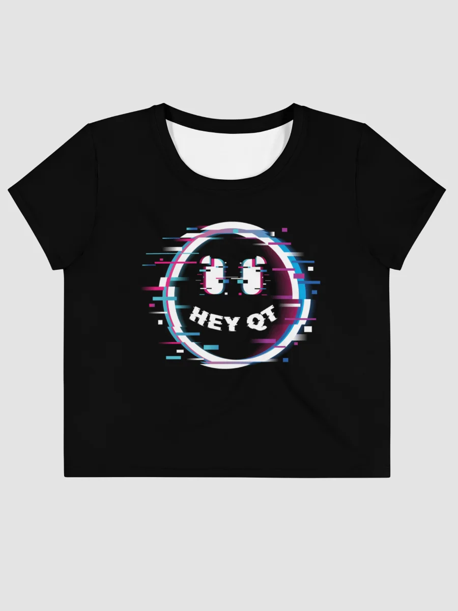 Glitch Hey QT Crop Top (Black) product image (1)