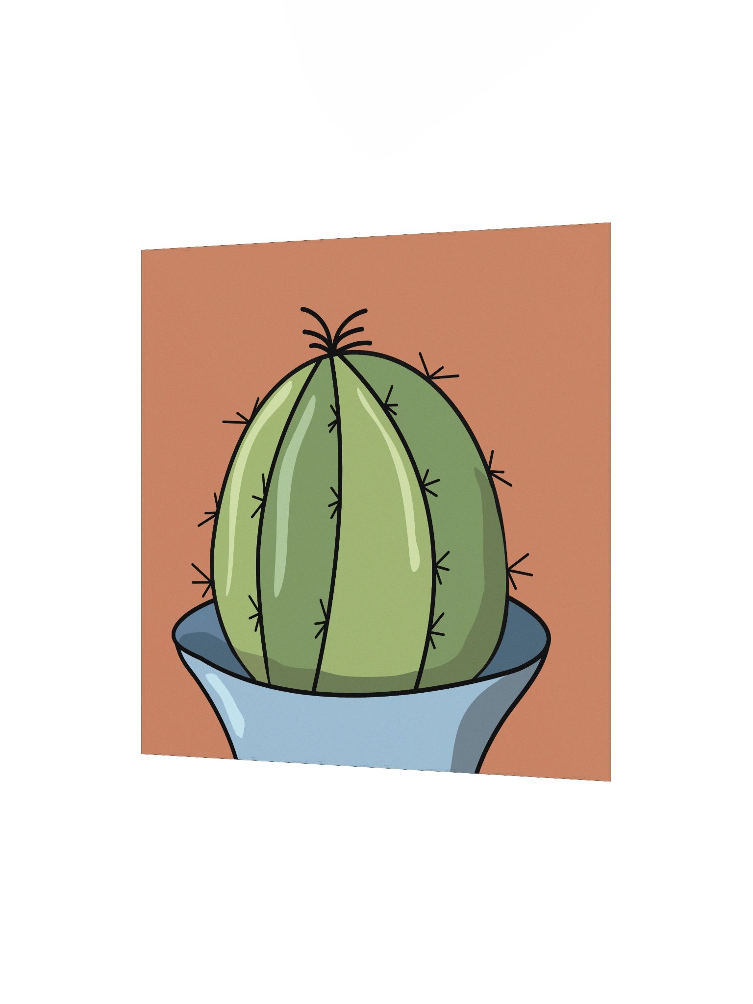 The Barrell Cactus Design - Bad Hair Day Archival Poster product image (2)