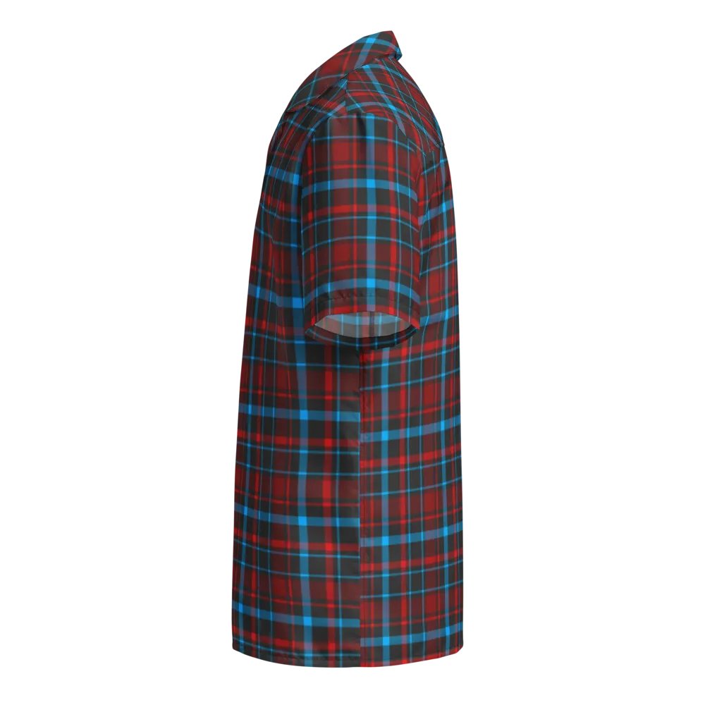 Jonny Rockford Branded Tartan Hawaiian Shirt product image (3)