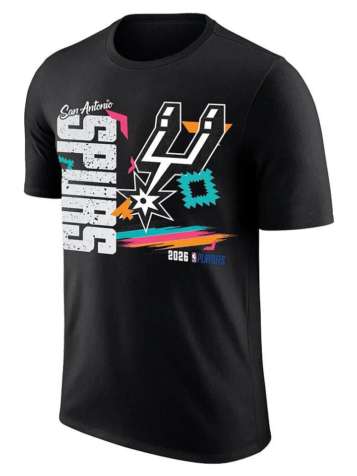 Vintage San Antonio Spurs 2026 NBA Playoffs Graphic T-Shirt | Retro Fiesta Design product image (1)