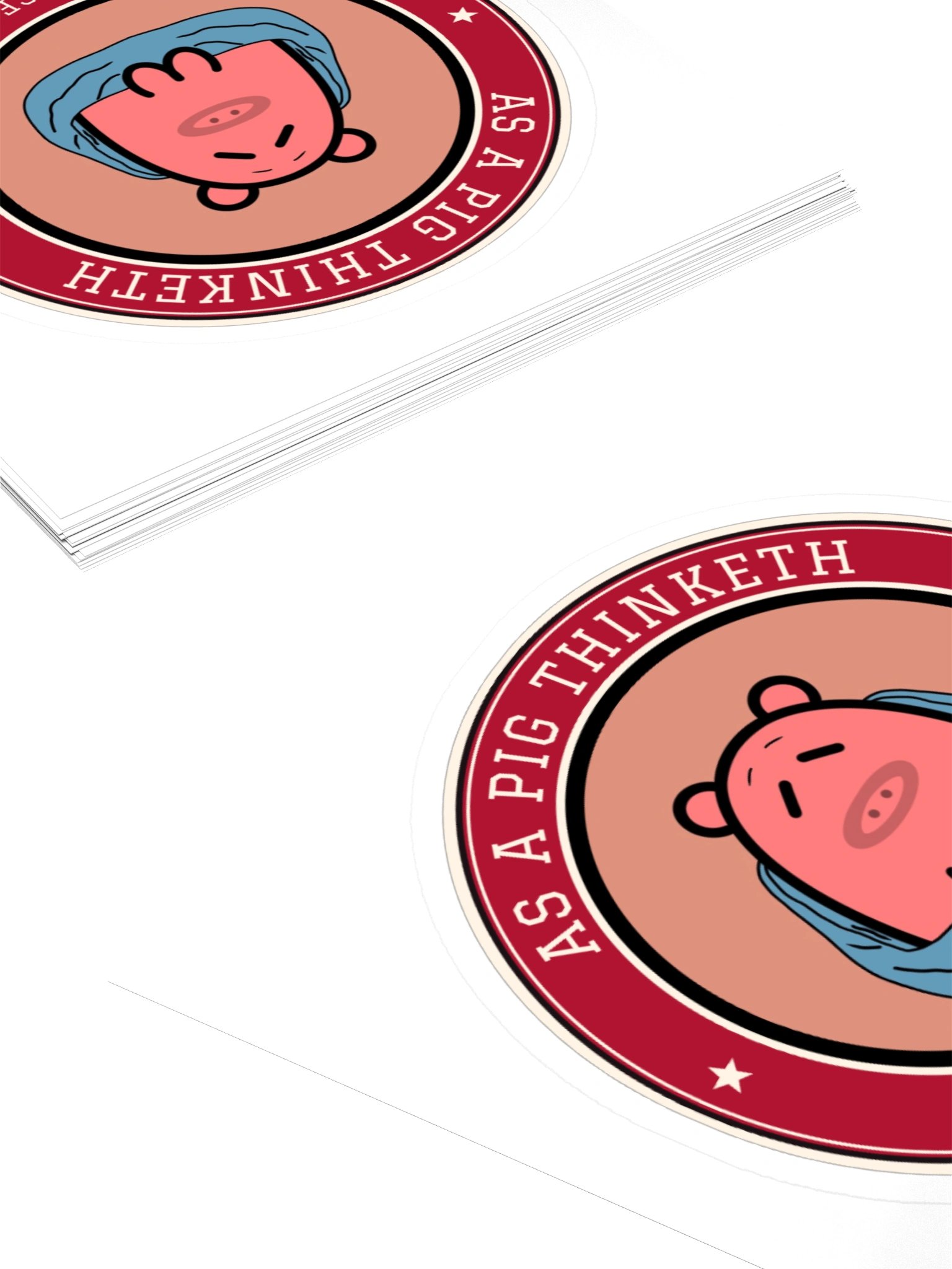 Blanket Pig Sticker | As a Pig Thinketh product image (10)