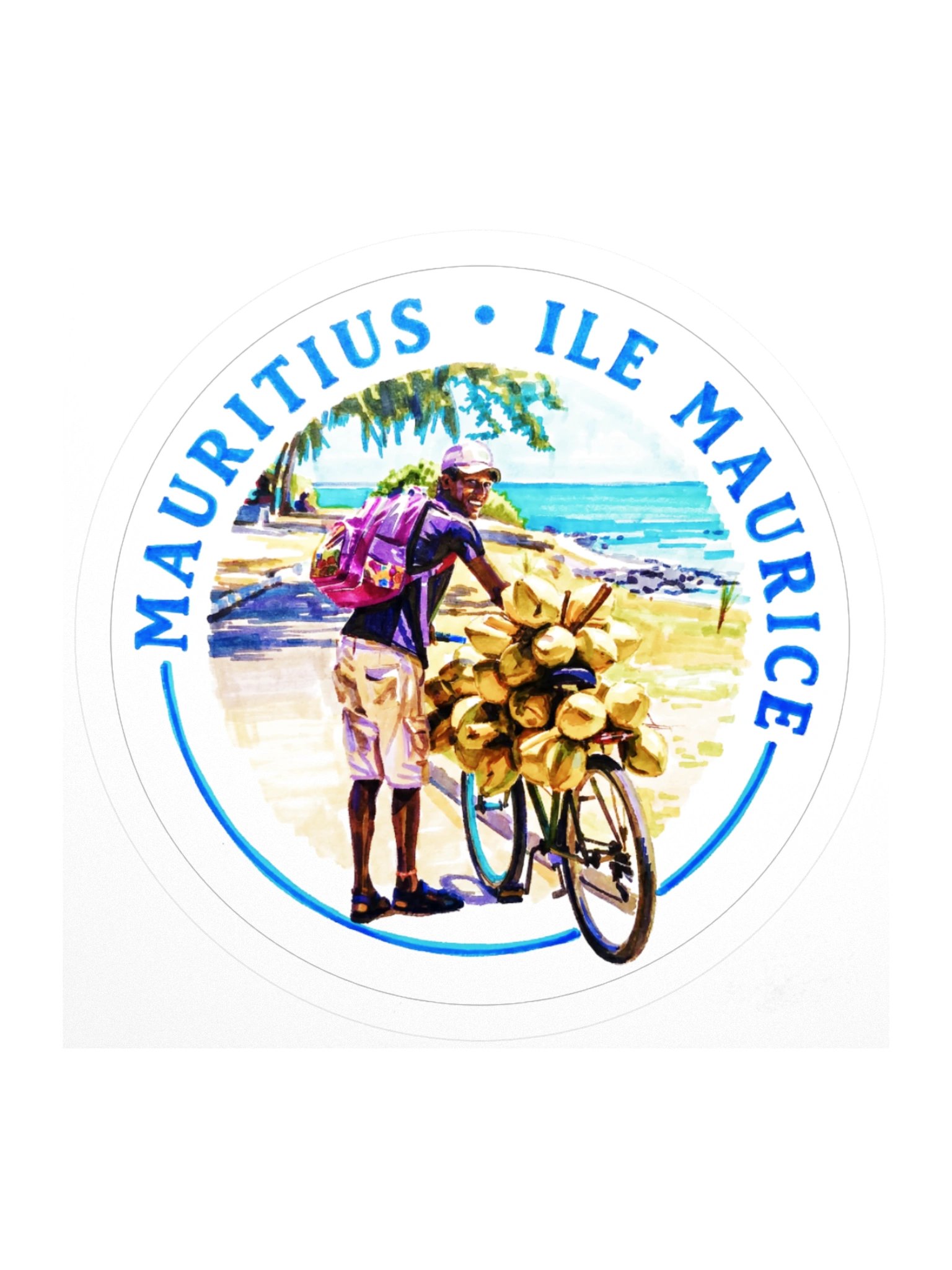 Coco seller_ Mauritius_ sticker product image (1)