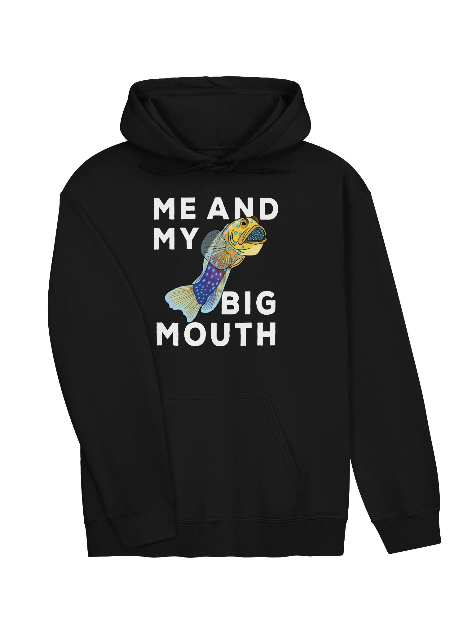 Me and My Big Mouth Blue-Spotted Jawfish Hoodie for Reef Aquarium Lovers product image (16)