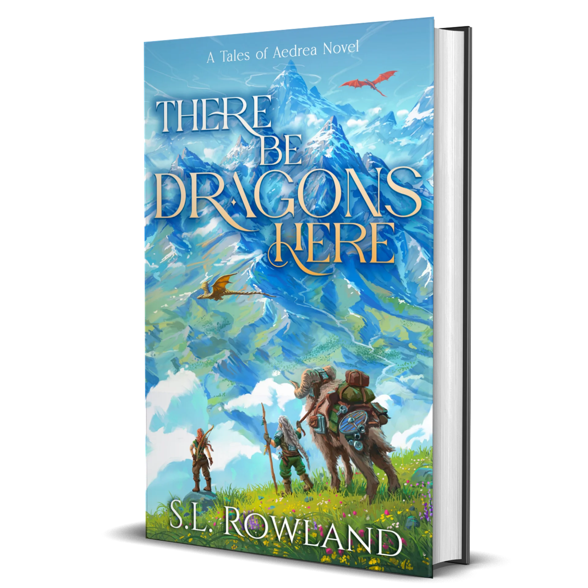 There Be Dragons Here Signed Hardcover product image (1)