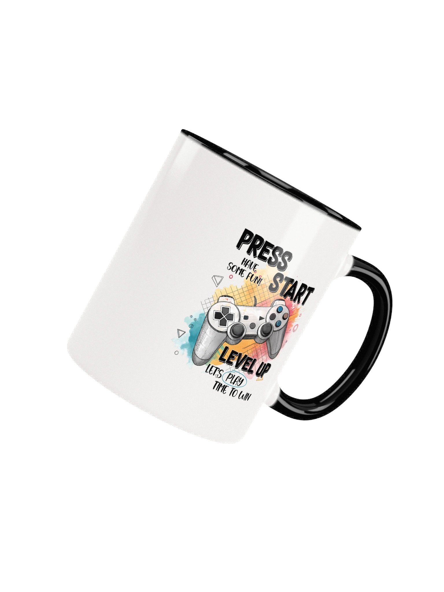 Gamer's Press Start Ceramic Mug product image (4)