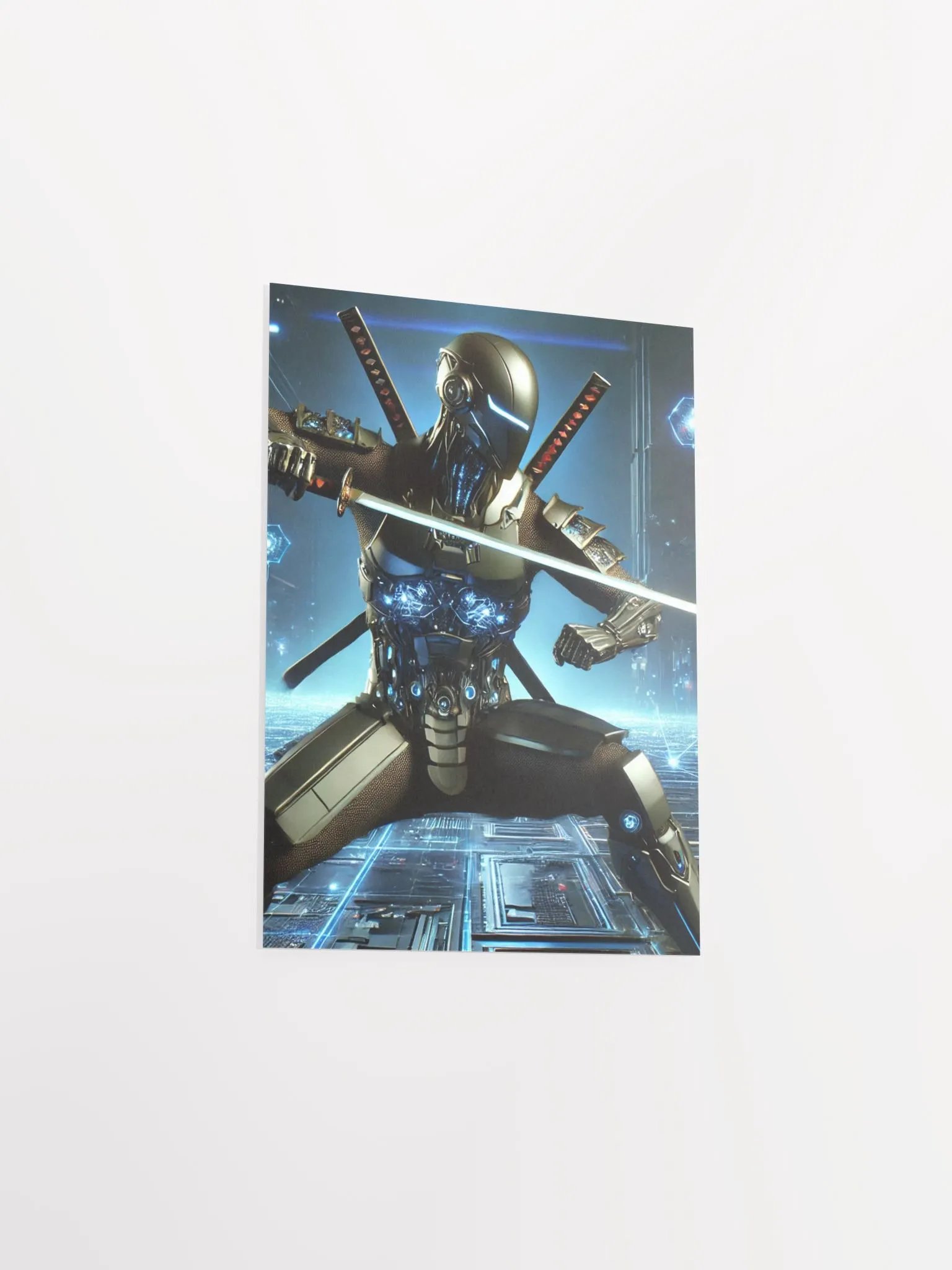 Futuristic Samurai Warrior Poster product image (29)