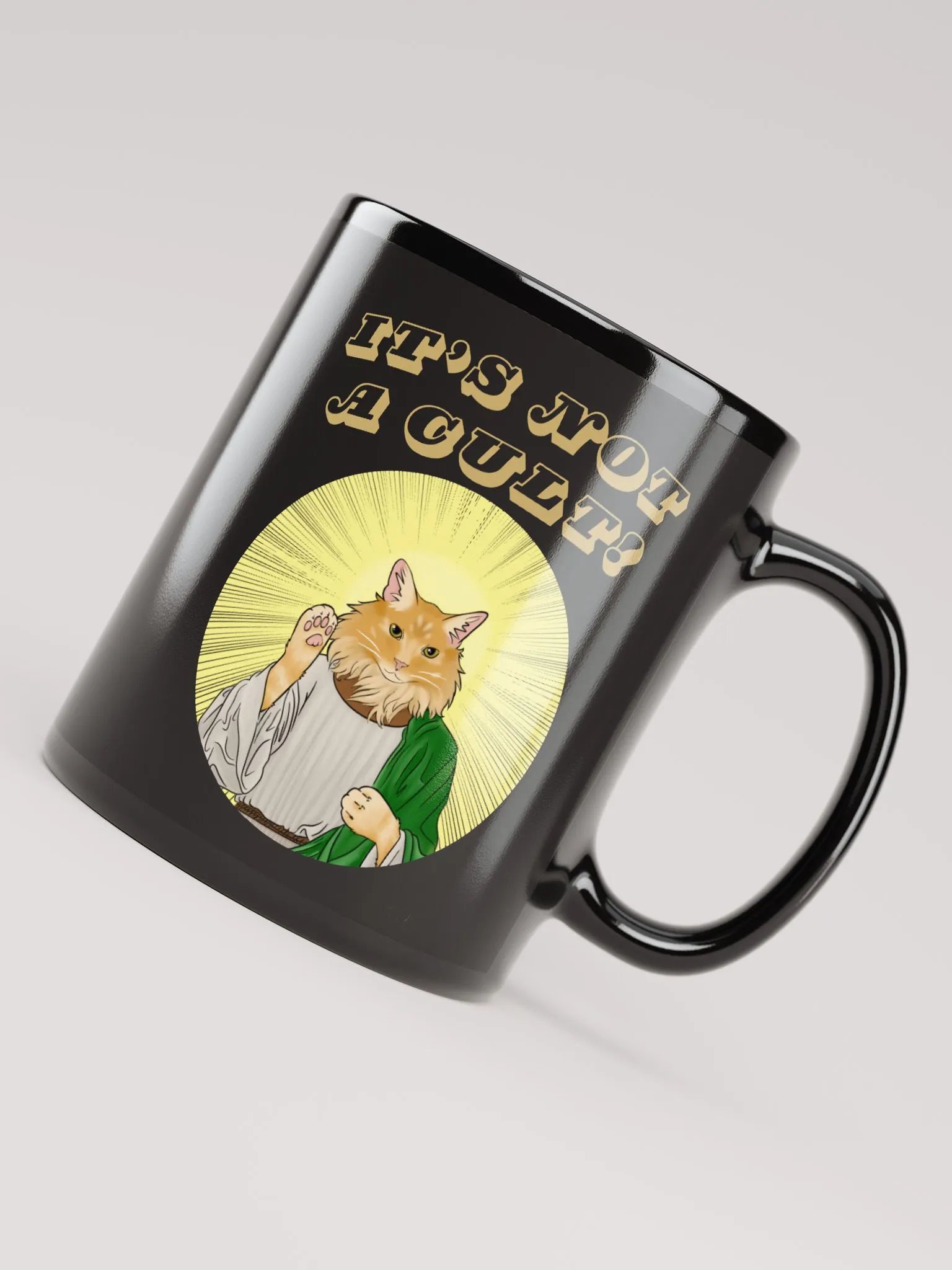 Our Hallowed Floof Caffeination Unit (Dark Mode product image (4)