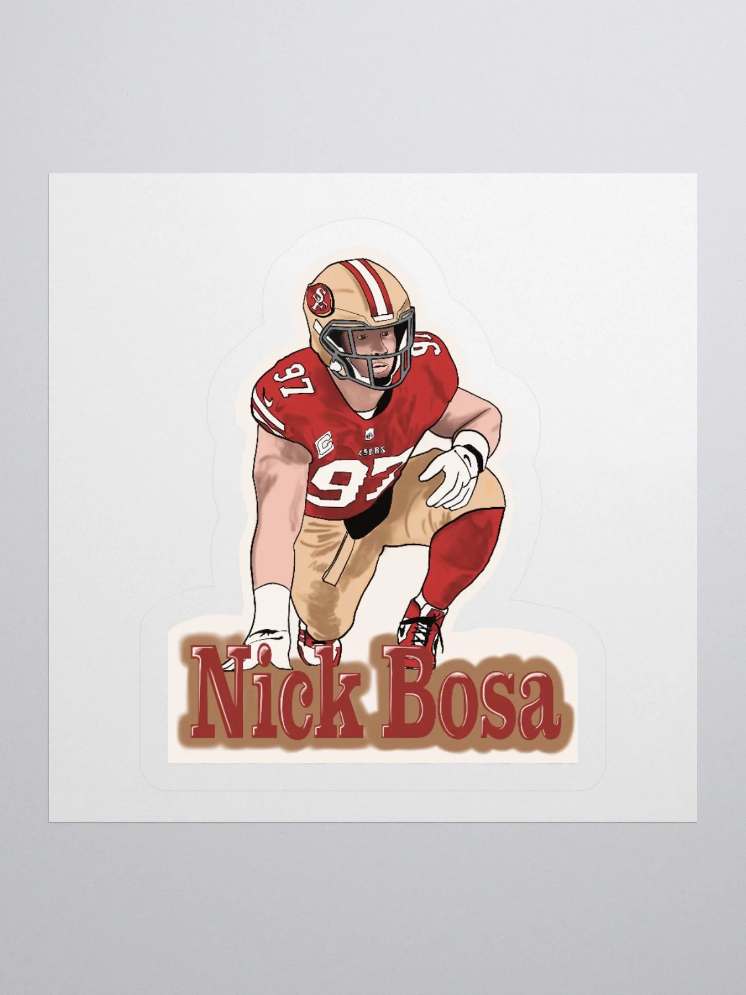 49ers Bosa Sticker product image (1)