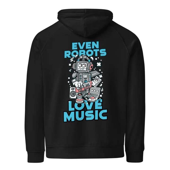Barber Bot Raglan Hoodie product image (2)