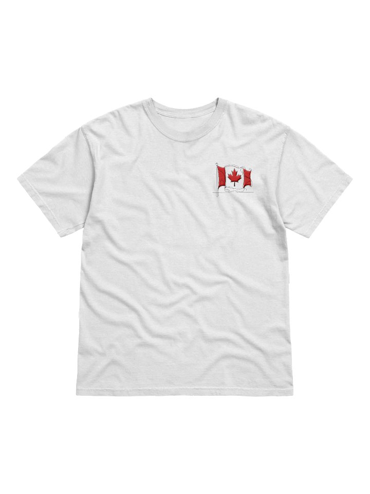 Canadian Flag Line Art Design T-Shirt product image (9)